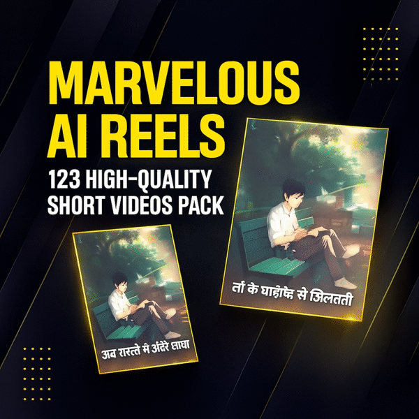 MARVELOUS AI REELS – 123 High-Quality Short Videos Pack